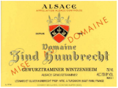 鴻布列什酒莊溫斯翰園瓊瑤漿白葡萄酒(Domaine Zind-Humbrecht Wintzenheim Gewurztraminer , Alsace, France)