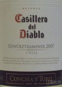 干露酒莊紅魔鬼珍藏瓊瑤漿白葡萄酒(Concha y Toro Casillero del Diablo Reserva Gewurztraminer, Maule Valley, Chile)