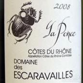 愛斯卡勒酒莊拉龐塞紅葡萄酒(Domaine des Escaravailles La Ponce, Rasteau, France)