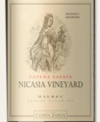 卡帝娜酒莊尼卡西亞園馬爾貝克紅葡萄酒(Catena Zapata Nicasia Vineyards Malbec, La Consulta, Argentina)