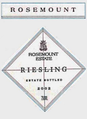 若詩莊園瓶裝雷司令白葡萄酒(Rosemount Estate Bottled Riesling, South Eastern Australia, Australia)