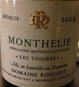 盧氏莊園托伊西園（蒙蝶利村）白葡萄酒(Domaine Rougeot Monthelie Les Toisieres, Cote de Beaune, France)