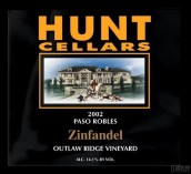 Hunt Cellars Outlaw Ridge Vineyard Zinfandel, Paso Robles, USA