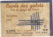 Cave des Vignerons d'Estezargues Cuvee des Galets, Vin de Pays du Gard, France