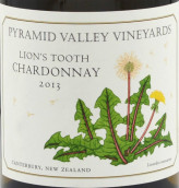 金字塔谷酒庄狮牙霞多丽白葡萄酒(Pyramid Valley Vineyards Lion's Tooth Chardonnay, Canterbury, New Zealand)
