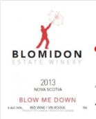 美登BMD混釀半干紅葡萄酒(Blomidon Blow Me Down, Nova Scotia, Canada)