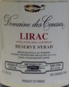Domaine des Causses Lirac Reserve, Rhone, France