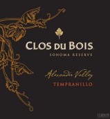 寶林酒堡索諾瑪珍藏丹魄干紅葡萄酒(Clos du Bois Sonoma Reserve Tempranillo, California, USA)