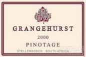 格朗格斯特皮諾塔吉干紅葡萄酒(Grangehurst Pinotage, Stellenbosch, South Africa)