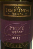 卡薩愛(ài)梅琳達(dá)弗雷塔斯珍藏味而多干紅葡萄酒(Casa Ermelinda Freitas Reserva Petit Verdot, Setubal Peninsula, Portugal)