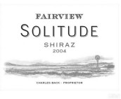 錦繡“查爾斯孤獨(dú)返回”西拉干紅葡萄酒(Fairview Charles Back Solitude Shiraz, Paarl, South Africa)