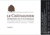 Domaine de la Citadelle Cotes du Luberon Cuvee Le Chataignier Rouge, Rhone, France