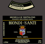 碧安帝山迪布魯奈羅紅葡萄酒(Biondi Santi Brunello di Montalcino DOCG, Tuscany, Italy)