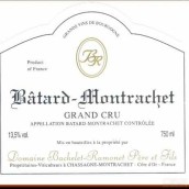 巴拉莫酒莊（巴塔-蒙哈榭特級園）白葡萄酒(Domaine Bachelet-Ramonet, Batard-Montrachet Grand Cru, France)