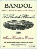 布蘭奇邦多爾干白葡萄酒(La Bastide Blanche Bandol Blanc, Provence, France)