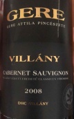 格雷阿提拉酒莊酒窖系列赤霞珠紅葡萄酒(Gere Attila Pinceszete Cabernet Sauvignon, Villany, Hungary)