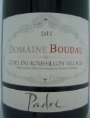 寶多酒莊帕德里紅葡萄酒(Domaine Boudau Padri, Cotes du Roussillon Villages, France)