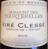 圖爾特雷爾酒莊埃皮內(nèi)特（維爾-克萊賽）白葡萄酒(Domaine des Tourterelles Vire-Clesse Terroir de l'Epinet, Maconnais, France)