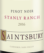 圣茨伯里斯坦利園黑皮諾干紅葡萄酒(Saintsbury Stanly Ranch Pinot Noir, Carneros, USA)