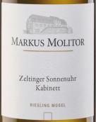 瑪斯莫麗酒莊澤汀根村日晷園珍藏雷司令白葡萄酒（白蓋）(Weingut Markus Molitor Zeltinger Sonnenuhr Kabinett Riesling, Mosel, Germany (White Capsule))