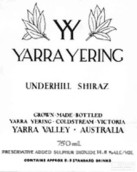 雅拉優(yōu)伶酒莊昂德希爾西拉干紅葡萄酒(Yarra Yering Underhill Shiraz, Yarra Valley, Australia)