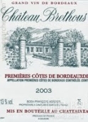 布萊索酒莊紅葡萄酒(Chateau Brethous, Premieres Cotes de Bordeaux, France)