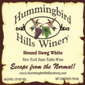 蜂鳥山酒莊獵犬白葡萄酒(Hummingbird Hills Hound Dawg White, New York, USA)