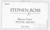 斯蒂芬羅斯托馬尼站小西拉紅葡萄酒(Stephen Ross Thomann Station Petite Sirah, Napa Valley, USA)