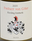 拉文思堡酒莊高樂(lè)男爵萊姆貝格干紅葡萄酒(Burg Ravensburg Freiherr von Goler Lemberger Trocken, Baden, Germany)