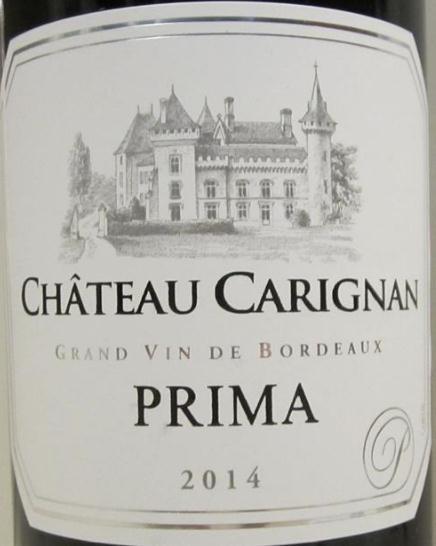 chateaucarignanprimapremierescotesdebordeauxfrance