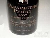 佩里查爾斯園黑皮諾干紅葡萄酒(Papapietro Perry Charles Vineyard Pinot Noir, Anderson Valley, USA)