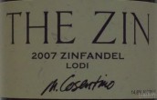 卡斯提諾酒莊Zin仙粉黛紅葡萄酒(Cosentino Winery 'The Zin' Zinfandel, Lodi, USA)