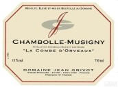 讓·格里沃拉康比多爾沃干紅葡萄酒(Domaine Jean Grivot La Combe d'Orveau, Cote de Nuits, France)