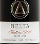 三角海特山黑皮諾干紅葡萄酒(Delta Wines Hatters Hill Pinot Noir, Marlborough, New Zealand)