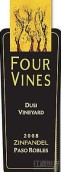 四藤酒莊杜西園仙粉黛干紅葡萄酒(Four Vines Dusi Vineyard Zinfandel, Paso Robles, USA)