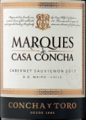 干露侯爵赤霞珠紅葡萄酒(Concha y Toro Marques de Casa Concha Cabernet Sauvignon, Puente Alto, Chile)