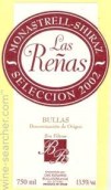 羅薩里奧酒莊雷納斯精選紅葡萄酒(Bodegas del Rosario Las Renas Seleccion, Bullas, Spain)