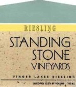 Standing Stone Vineyards Riesling, Seneca Lake, USA