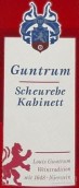 Weingut Louis Guntrum Scheurebe Kabinett, Rheinhessen, Germany