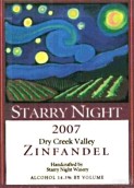 星夜仙粉黛干紅葡萄酒（干溪谷）(Starry Night Winery Zinfandel, Dry Creek Valley, USA)