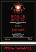 波吉?dú)W酒莊百魅園布魯奈羅珍藏紅葡萄酒(Tenuta Il Poggione Vigna Paganelli Brunello di Montalcino Riserva, Tuscany, Italy)