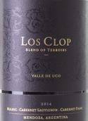 克洛普风土马尔贝克-赤霞珠-品丽珠红葡萄酒(Los Clop Blend of Terroirs Malbec Cabernet Sauvignon Cabernet Franc, Mendoza, Argentina)