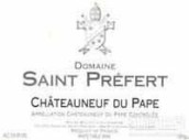 圣琵飛酒莊教皇新堡紅葡萄酒(Domaine Saint Prefert, Chateauneuf-du-Pape, France)