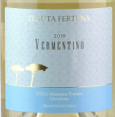 费杜娜酒庄马磊玛维蒙蒂诺白葡萄酒(Fertuna Vermentino Maremma, Tuscany, Italy)