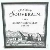 蘇維雷西拉干紅葡萄酒(Chateau Souverain Syrah, Alexander Valley, USA)