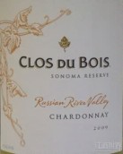 寶林酒堡索諾瑪珍藏霞多麗干白葡萄酒(Clos du Bois Sonoma Reserve Chardonnay, Russian River Valley, USA)