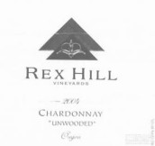 雷克斯山霞多麗干白葡萄酒（未經(jīng)橡木發(fā)酵）(Rex Hill Unwooded Chardonnay, Willamette Valley, USA)