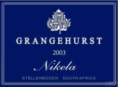 格朗格斯特尼科拉赤霞珠干紅葡萄酒(Grangehurst Nikela Cabernet Sauvignon, Stellenbosch, South Africa)