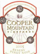 庫珀山珍藏黑皮諾干紅葡萄酒(Cooper Mountain Vineyards Reserve Pinot Noir, Willamette Valley, USA)