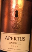 凱馬酒莊阿佩圖斯紅葡萄酒(Cheval Quancard Apertus, Margaux, France)